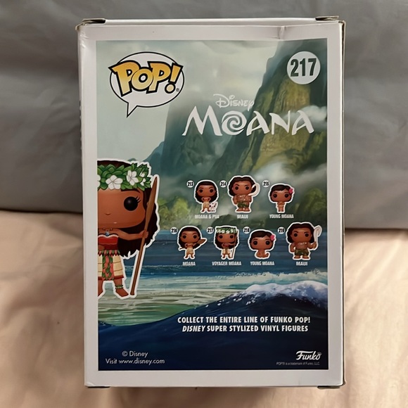 NIB Vaulted Rare Funko Pop Disney Voyager Moana 217 - Picture 3 of 7